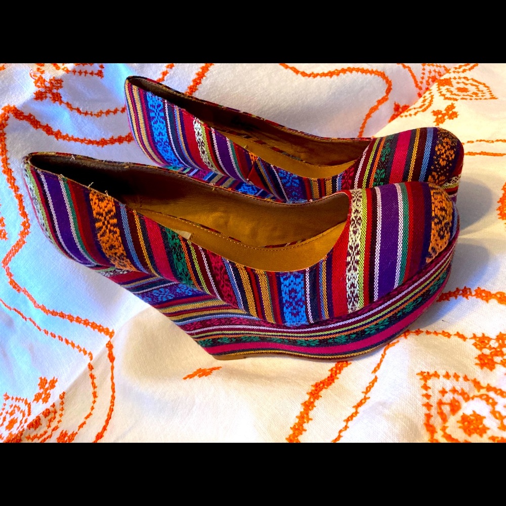 Steve Madden Pammyy Multicolor Nordic Platform